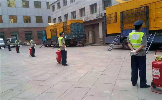 白鹭湖管理区租赁发电机案例