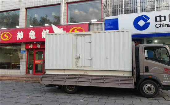 白鹭湖管理区出租发电机施工案例